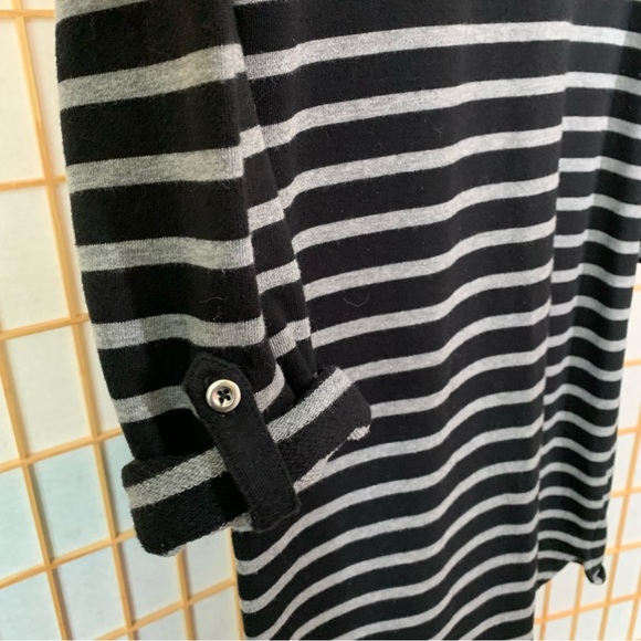 Merona Long Sleeve Striped Jersey Knit Dress - Picture 5 of 11